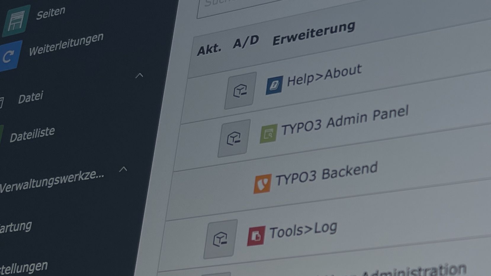 Background Image TYPO3 Intensivschulung